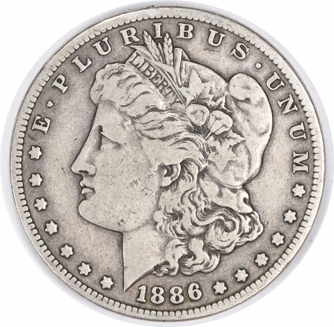 1886-S Morgan Silver Dollar VF Uncertified #913 Cover