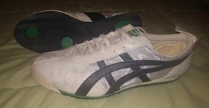 Vintage Rare Onitsuka Tiger by Asics Fencing LA 84 Sneakers 12 White-Silver Shoe - Picture 1 of 6