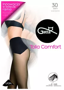 Pantimedias Transparentes Gatta Talia Confort con 30 guaridas sin costuras HECHAS EN EUROPA - Imagen 1 de 6