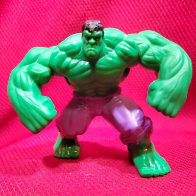 Figura de acción juguete 4,25" INCREDIBLE HULK Flex Marvel Avengers 2010 de colección mcdonalds Foto 1 de 4