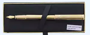 Scriveiner Gold Fountain Pen - Picture 1 of 4