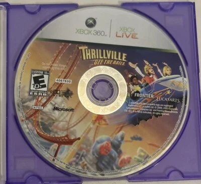 Thrillville: Off the Rails (Microsoft Xbox 360, 2007) - Disc Only - Disc Resurf. - Image 1 of 2