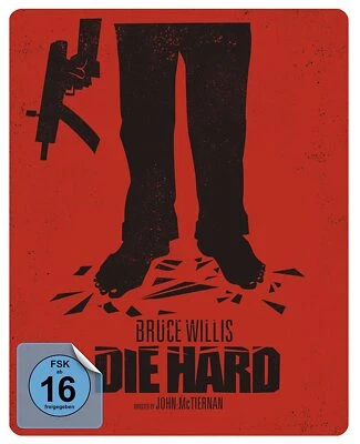 DIE HARD *1989 / STEELBOOK / Bruce Willis / Alan Rickaman* NEW Region Blu Ray - Image 1 of 2