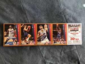 1992-93 Safeway Sacramento Kings Full Strips Higgins Kurt Rambis Mitch Richmond - Picture 1 of 4