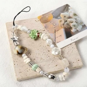 Acrylic Phone Strap Seashells Pendant Lanyard New Wrist Strap - Photo 1 sur 4