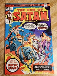 The Son of Satan #1 - 1st Solo Son of Satan Series Marvel 1975 - FN - Picture 1 of 9