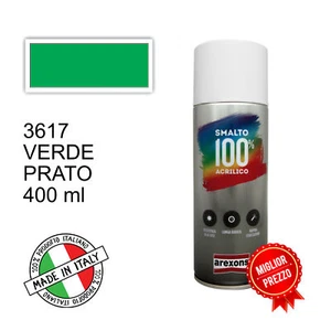 BOMBOLETTA AREXONS SPRAY 3617 Verde Prato SMALTO 100% ACRILICO - Foto 1 di 5