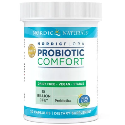 Nordic Naturals, Nordic Flora Probiotic Comfort, 30 Veg. Kapsel - Blitzversand - Bild 1 von 3