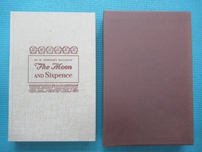 THE MOON AND SIXPENCE W. Somerset Maugham 1969 HC Slipcase Heritage Sandglass - Imagem 1 de 4