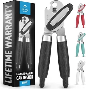 Zulay Küche Schwerlast Edelstahl Dosenöffner manuell schwarz - Bild 1 von 8