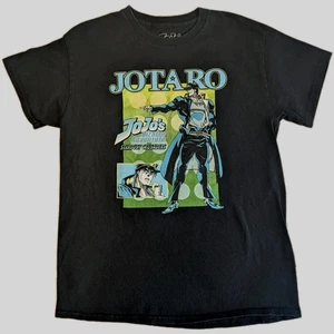 JoJo's Bizarre Adventure Stardust Crusaders Jotaro Anime T-Shirt Black Men's Med - Picture 1 of 7