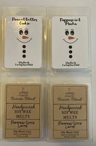 Duftwachs Melts - 4 Stück ölige Mischungen Neu Weihnachtsdüfte Pfefferminz Mokka - Bild 1 von 2