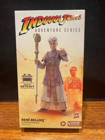 INDIANA JONES Adventure Series BELLOQ (RAIDERS OF THE LOST ARK) 6" Action Figure Cover