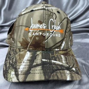 Realtree AP Men’s Trucker Hat James Creek Campground Camouflage Solid Curved Cap - Picture 1 of 11