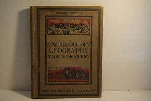 New Introductory Geography, Tarr & McMurry, 1916, Vintage HC History book - Picture 1 of 1