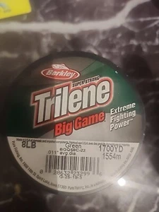 Carrete Berkley BGQS8C-22 Trilene Big Game Mono 8 lb 1700 yd verde nuevo - Imagen 1 de 2