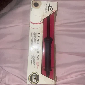 ENZO MILANO Primo 13mm Round Curling Iron Black includes Safety Glove NEW - Picture 1 of 5