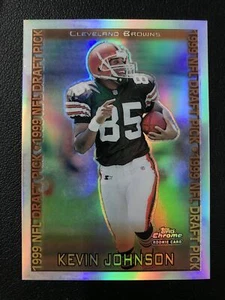 1999 Topps Chrome #148 Kevin Johnson Rookie Refractor Cleveland Browns - Bild 1 von 2