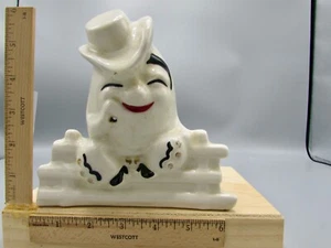 Vintage Ceramic Humpty Dumpty String/ Scissor Holder or Planter- Horton Ceramics - Picture 1 of 13