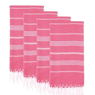Turkish Beach Towel Set of 4 (38" x 71") | 100% Cotton Extra Large Turkish Towel - Image 1 of 4