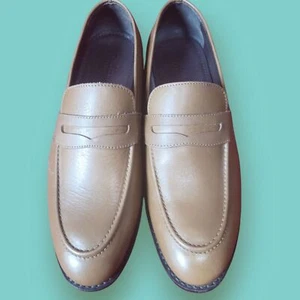 Anthony Veer Essentials Mens Gerry Penny Loafers Walnut Color Size 8.5 - Picture 1 of 14