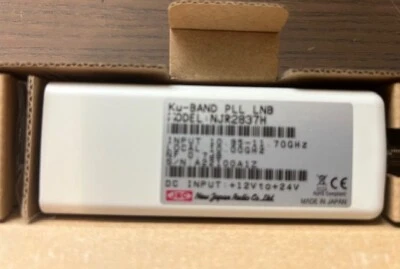 Nuevo NJRC NJR2837H, banda Ku PLL LNB 10,95- 11,7 GHz ±100 kHz estabilidad F-75 ohmios Foto 1 de 2