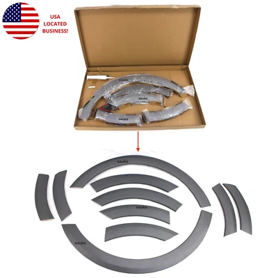 Body flare wheel arches cover extensions gray 10pc kit set for 2009- 17 Q5 SQ5 - Imagem 1 de 4