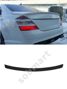 SPOILER BAULE POSTERIORE PER Mercedes S class W221 2005-2013 ABS Tuning SOBMART - Imagen 1 de 13