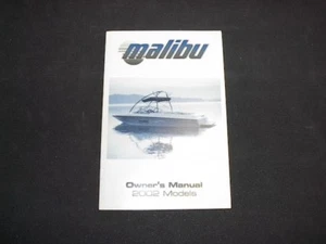 MALIBU SKI BOATS 2002 MODELS OWNERS MANUAL - Picture 1 of 2