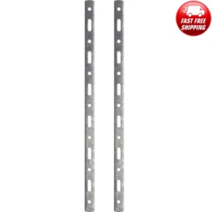 2 X Exhaust Repair Metal Strip 12" Long Heavy Duty Perforated Metal Strip - Picture 1 of 2