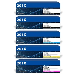 Toner Kompatibel für HP 201X CF400X Color Laserjet Pro MFP M277DW M277N M252DW - Bild 1 von 19