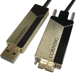 Corning 30 Meter USB 3 A to uB Optical Cable - Picture 1 of 2