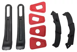 Leatt 5.5 Flexlock Boot Bar & Shims Black/Red - Picture 1 of 1