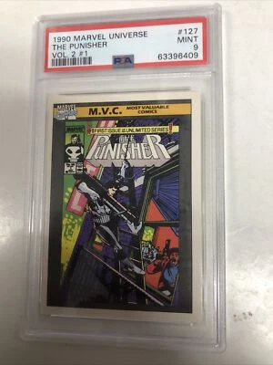 1990 Marvel Universe The Punisher Vol.2 #1  #127 PSA 9! - Image 1 of 2