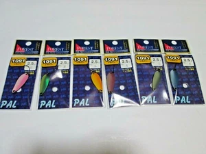 1527) FOREST PAL 2.5g 1091 Cuchara Trucha Color Limitado Variaciones de Color - Imagen 1 de 13