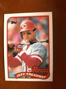 (100) Jeff Treadway TOPPS 1989 Baseball cards #685 NM-Mint cond Cincinnati Reds - Picture 1 of 2