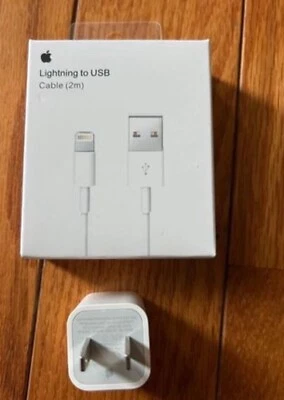 Apple Charger ( 6ft Cable And Adapter) Authentic Apple Brand - Image 1 of 4