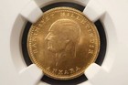 NobleSpirit NoReserve) GOLD 1923//38 TURKEY 100K gold NGC Ms63