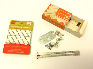 Mixed Lot Sewing Accessories Parts Singer Gauge 153267 Woolworth Elastic Bands