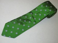 New Brooks Brothers Tie Green Blue Floral Prints Woven Luxury Designer Silk Mens