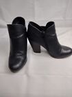 Fergali Black Ankle Boot Good Condition Little Use Thick Heel Ziper Size 7