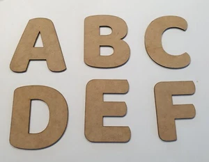 30cm Wooden letters MDF Made Any Font Craft Lettes Easy too paint Capitals Only - Picture 1 of 4
