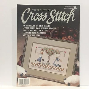 Leisure Arts For the Love of Cross Stitch Magazin September 1989 21 Projekte - Bild 1 von 4