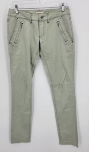 Diesel Pants Womens Green Low Rise Tapered Fit Five Pocket Chino Jeans - Picture 1 of 8