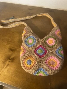 Earthbound Trading Granny Square Purse - Picture 1 of 5
