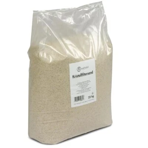 25kg Sack Filtersand 0,4 - 0,8 mm Sandfilter Poolfilter Quarzsand Filtermedium - Bild 1 von 3