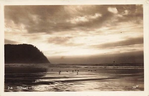 POSTCARD ~ Sunset - Seaside, OR RPPC Real Photo - Unposted - Picture 1 of 2