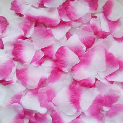 1000 - 5000 Silk Rose Petals Flower Table Decoration Confetti Wedding Party DIY - Image 1 of 4