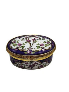The Royal Collection Queen Victoria Trinket Box Jewelry Pill England - Damaged - Picture 1 of 5