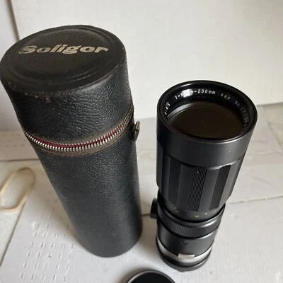 SOLIGOR Auto-Zoom 1:4.5  f=90mm-230mm Lens No. 17100309 - Image 1 of 4